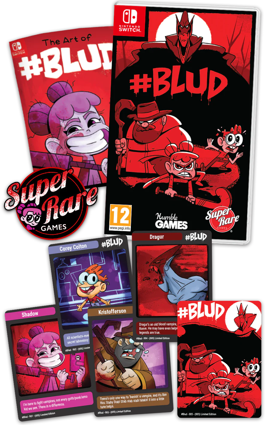 [Deluxe Edition] PB#39: Cyber Shadow, #BLUD, A Highland Song (Switch) - Image 3