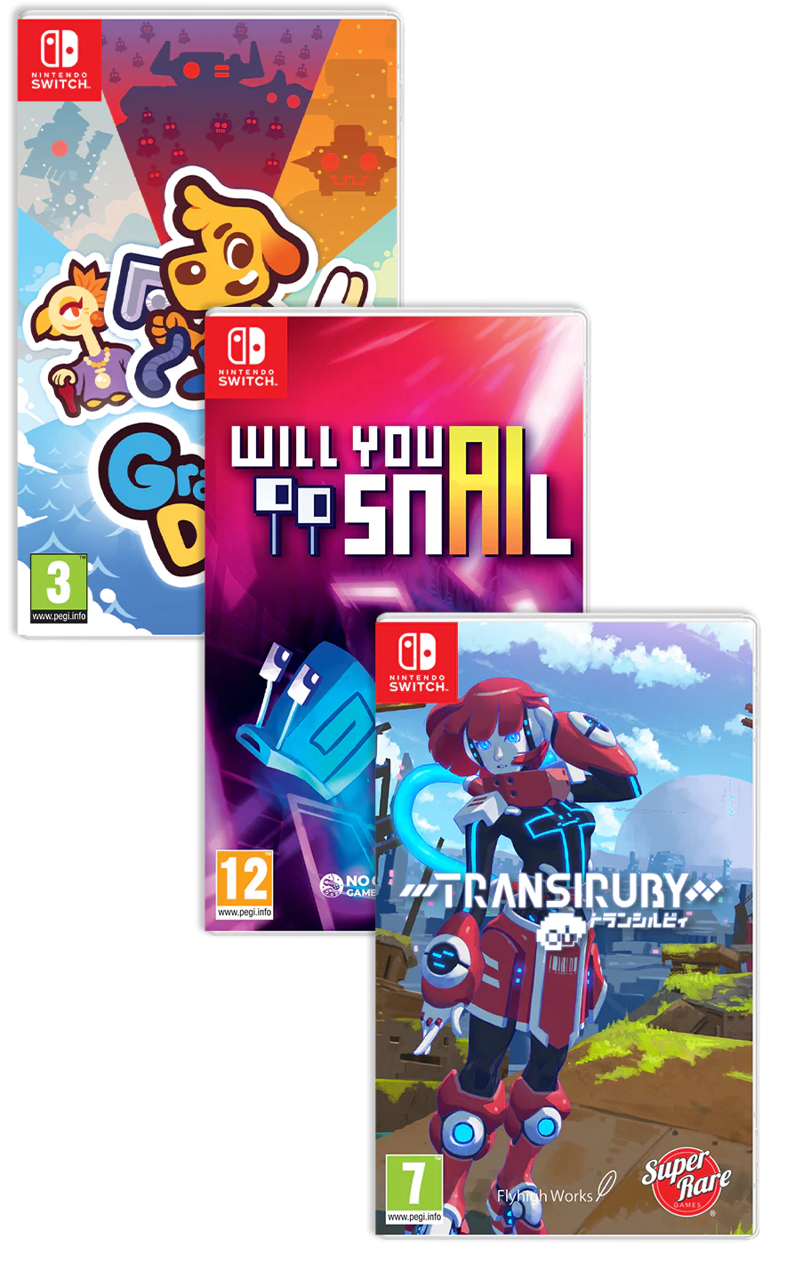 PB#23: Grapple Dog, Will You Snail?, Transiruby (Switch)