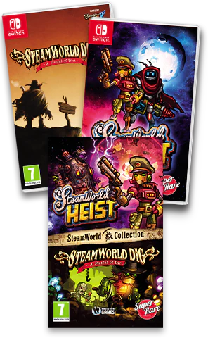 SRG#34/35: SteamWorld Collection [Dig 1,2 and Heist] (Switch)