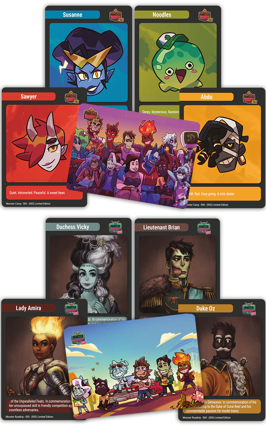 TC#107/108: Monster Camp and Monster Roadtrip - Trading Card Booster Pack