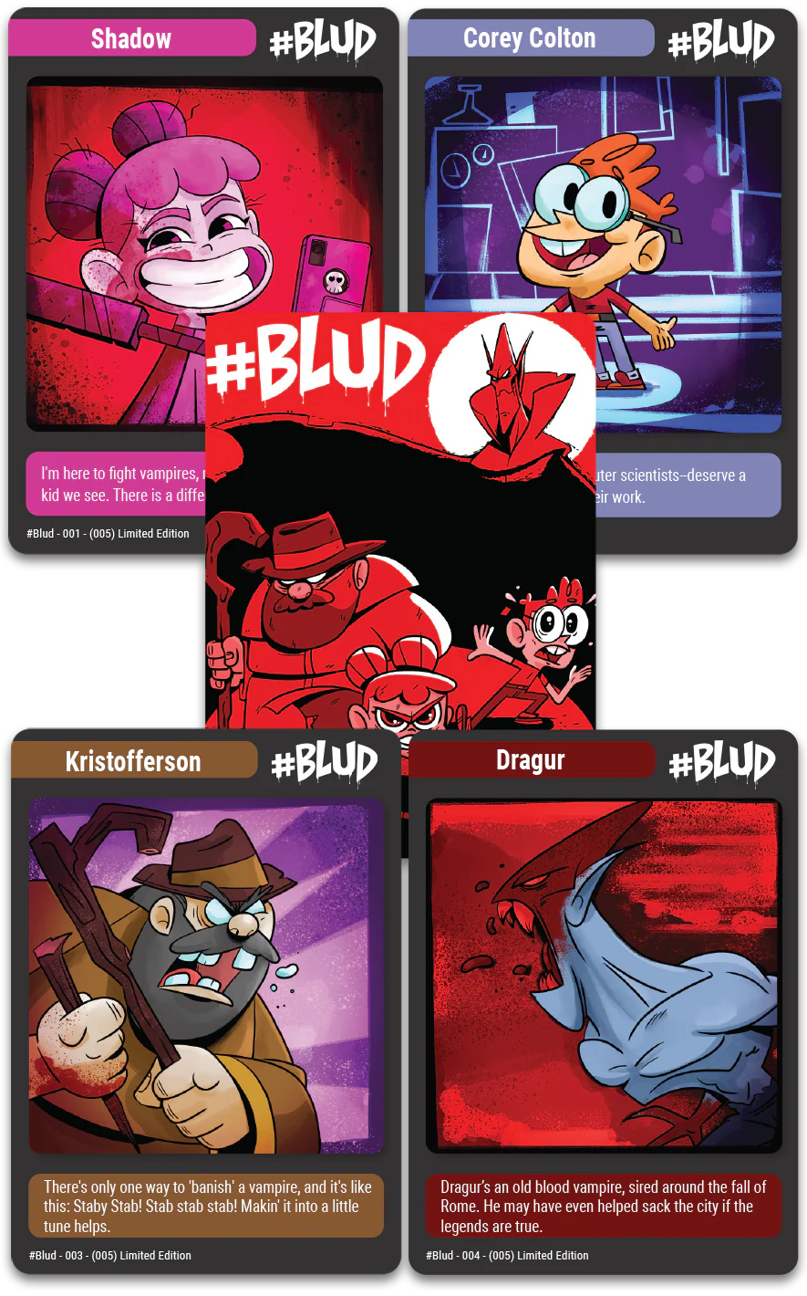 TC#129: #BLUD - Trading Card Booster Pack