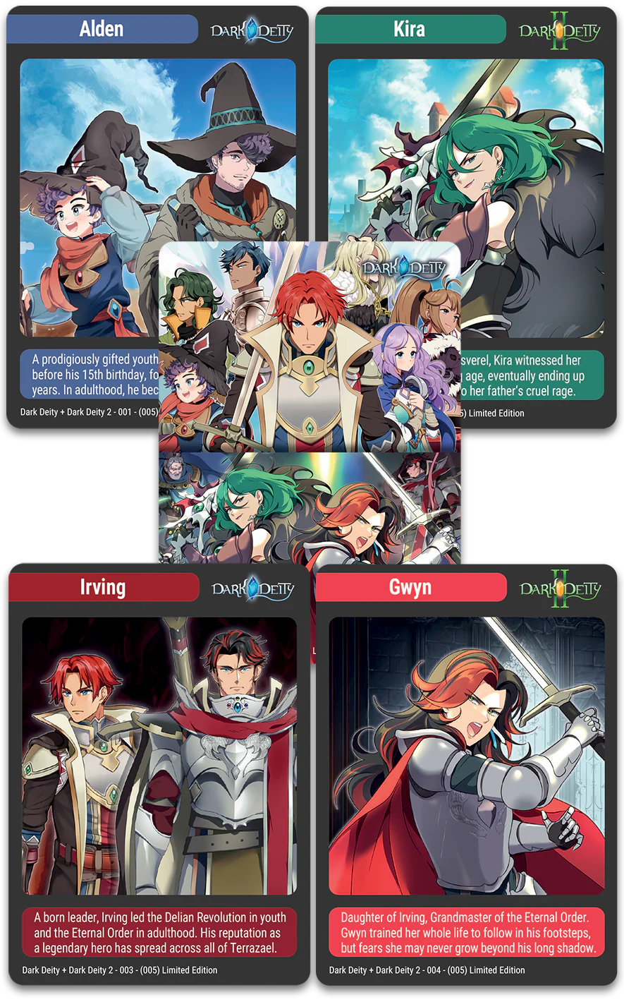 MTC#45: Shovel Knight Dig, Dark Deity 1 & 2, Bad End Theater - Trading Card Bundle - Image 3