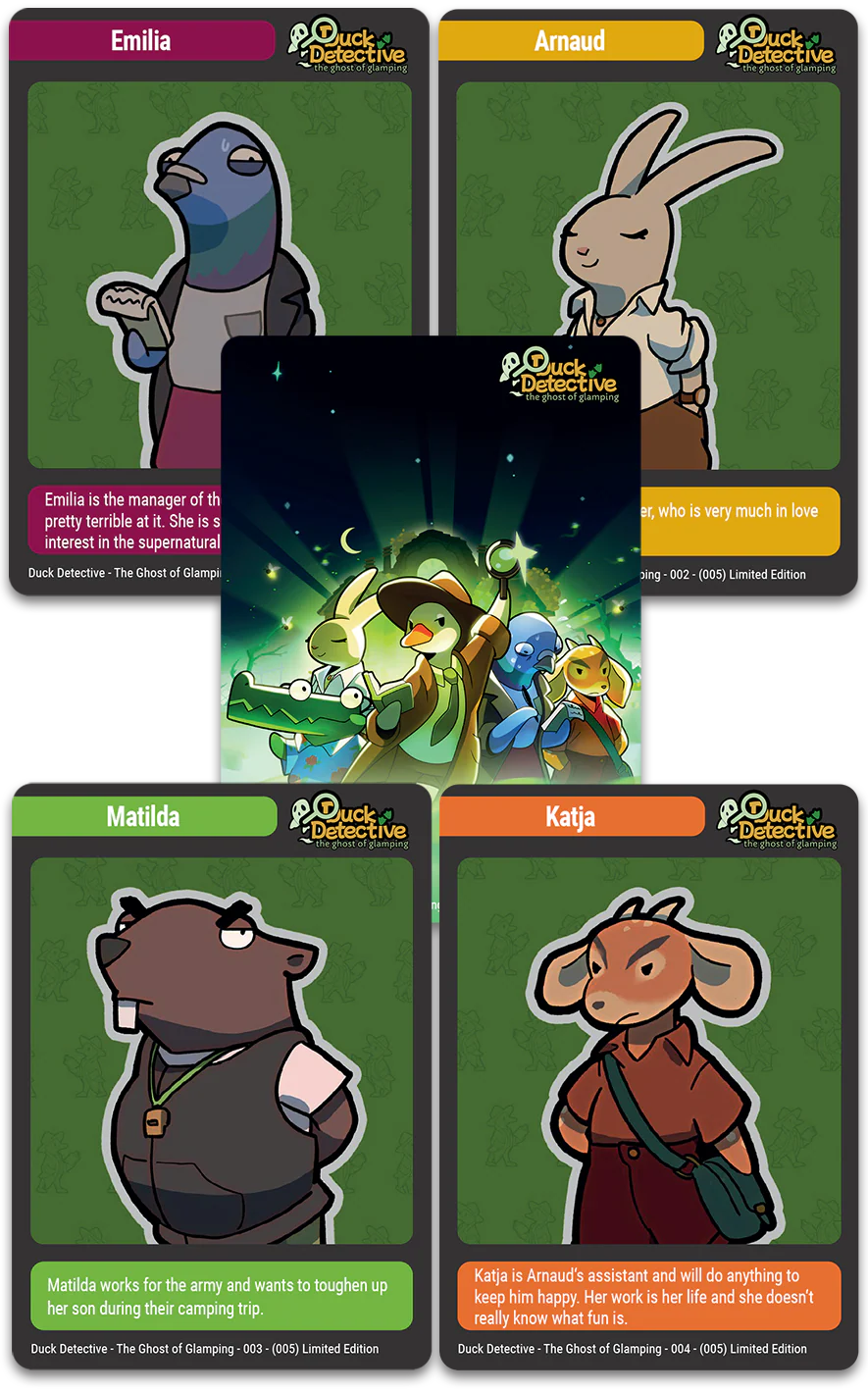 TC#151: Duck Detective: The Ghost of Glamping - Trading Card Booster Pack