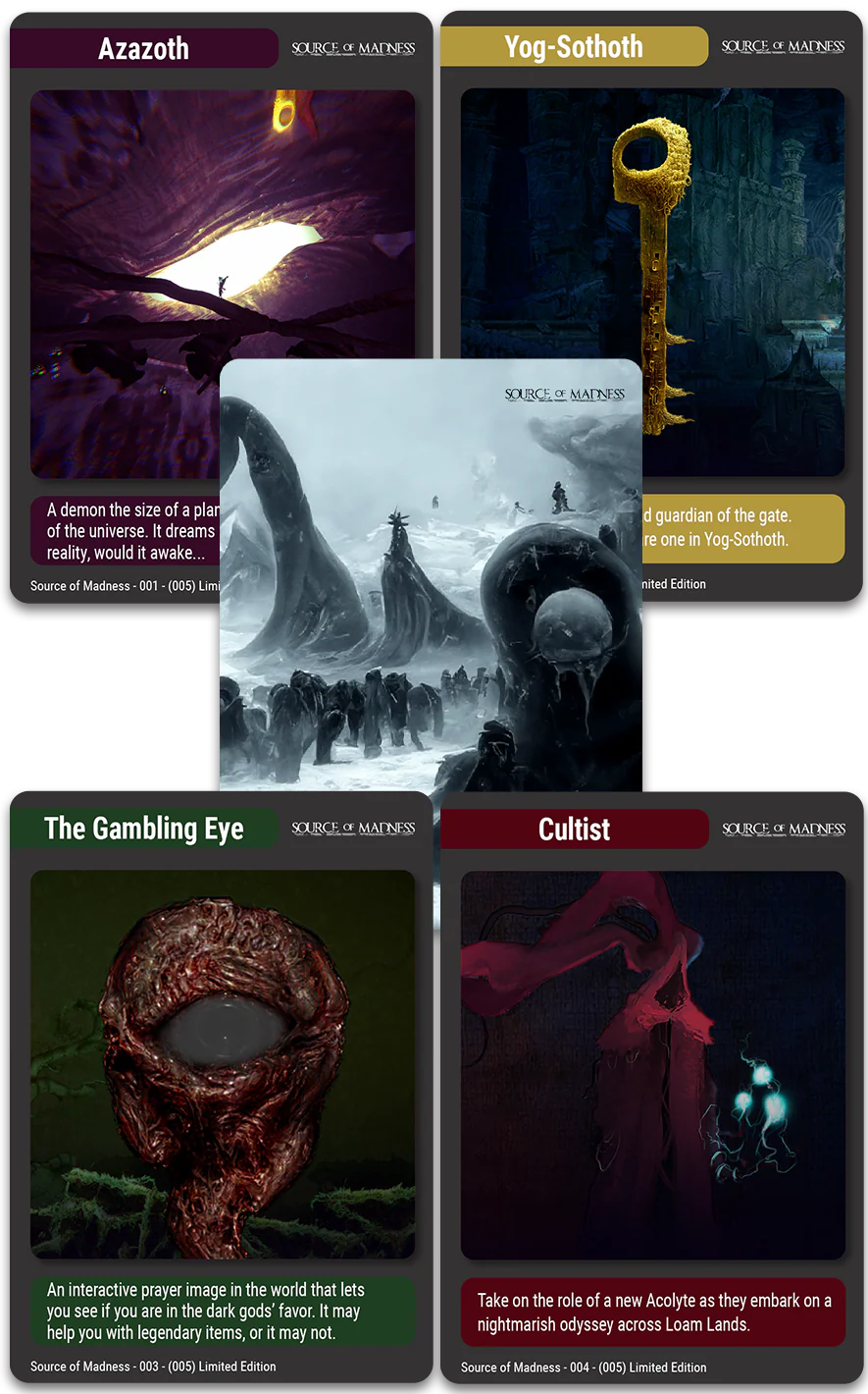 TC#82: Source of Madness - Trading Card Booster Pack